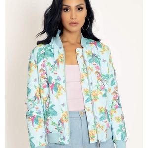 Blackmilk Tropical Summer Bomber Jacket
